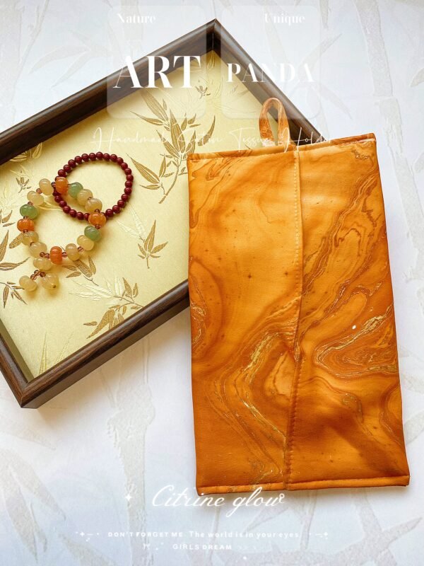 TISSUE HOLDER-Citrine Glow