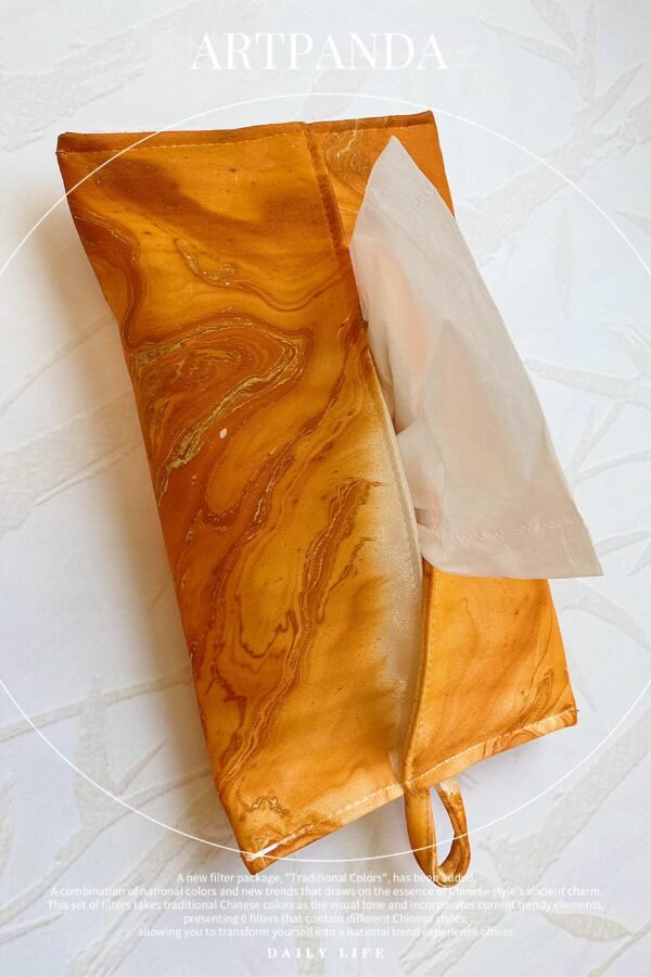 TISSUE HOLDER-Citrine Glow