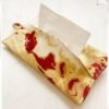 TISSUE HOLDER-Vermilion on Parchment